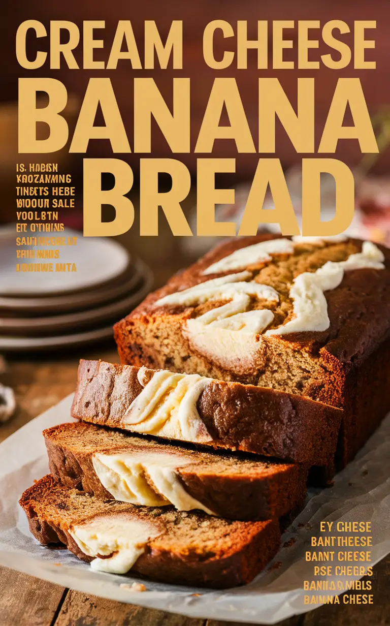 Cream Cheese Banana Bread Cream Cheese Bread recipe Banana Bread with Cream Cheese Cream Cheese Banana Loaf Best Cream Cheese Banana Bread