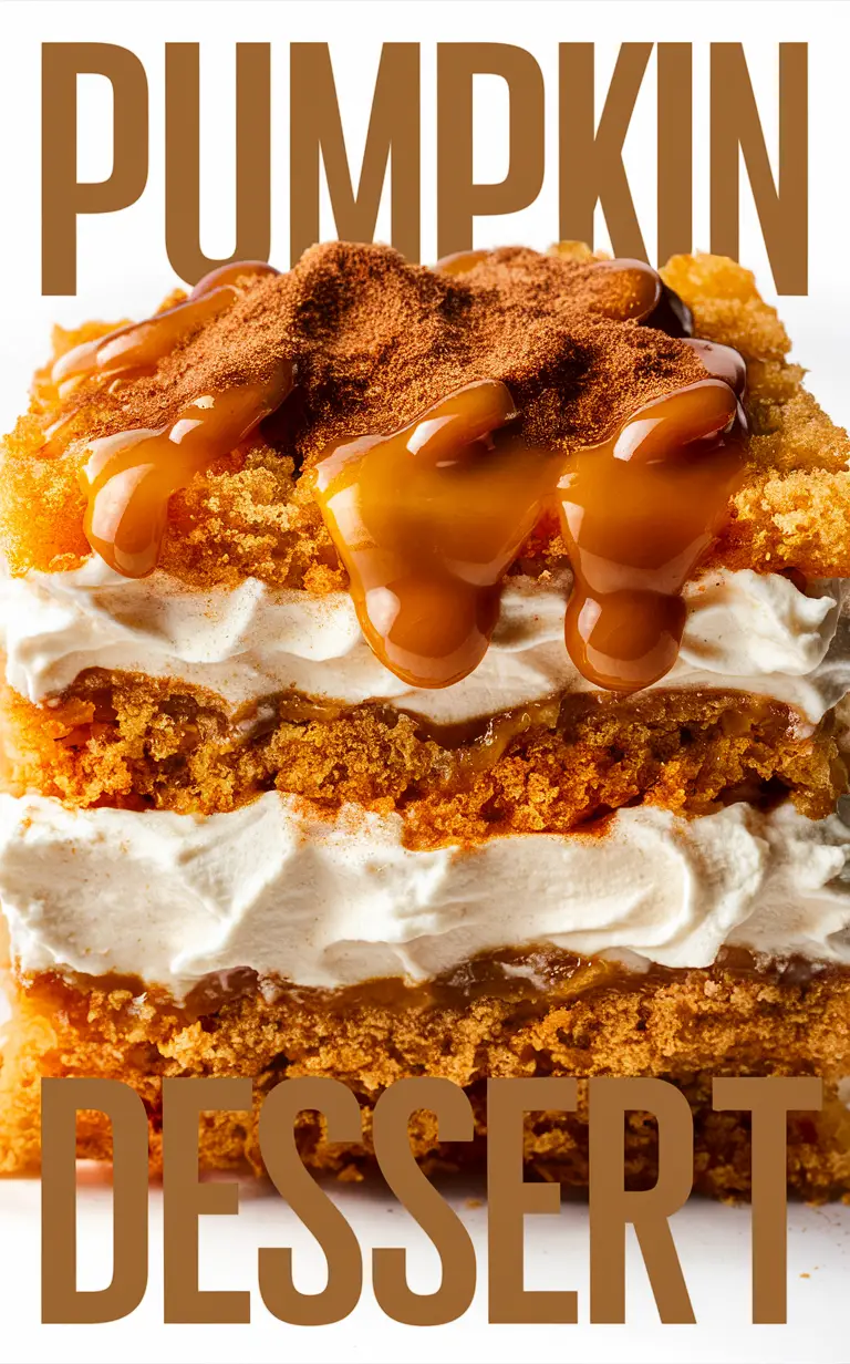 Pumpkin spice dessert, Pumpkin ginger snap dessert, Layered dessert recipe, Holiday pumpkin dessert, Creamy pumpkin dessert