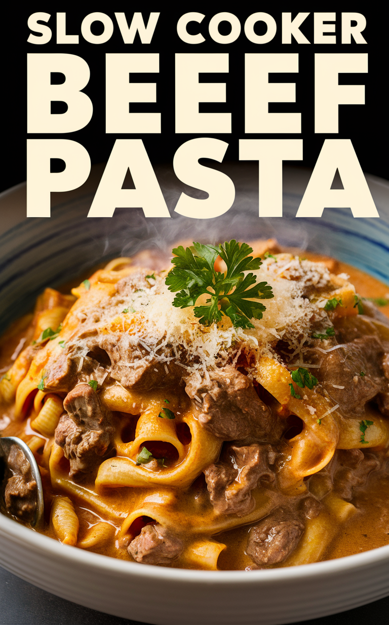 Slow cooker beef stew, Creamy beef pasta, Crockpot beef recipes, Pasta with beef sauce, Creamy beef casserole