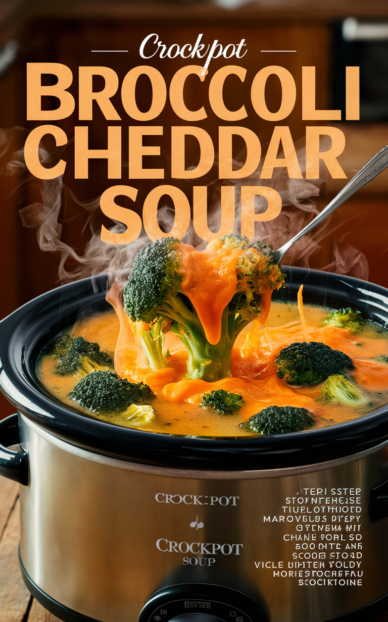 Crockpot broccoli cheddar soup recipe, soup recipe, crockpot recipe, cheddar soup, broccoli soup