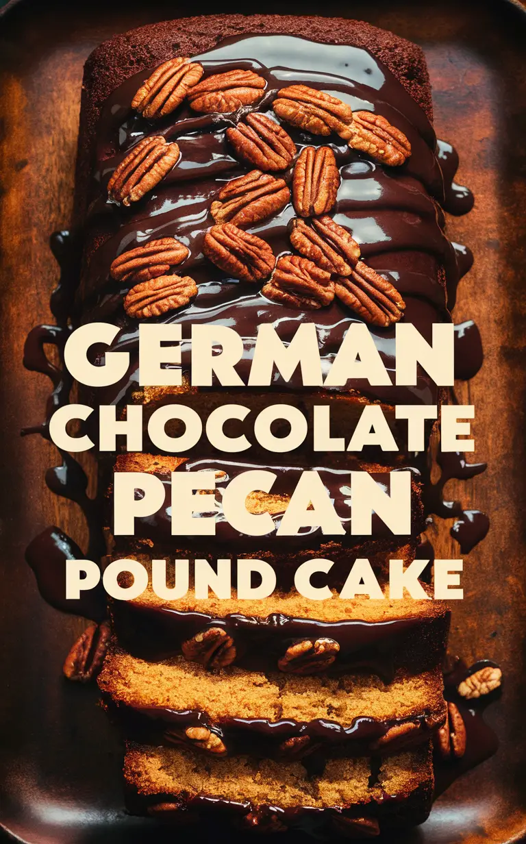 German Chocolate Cake, Pecan Pound Cake, Delight Recipe, Decadent Desserts, Gourmet Cakes