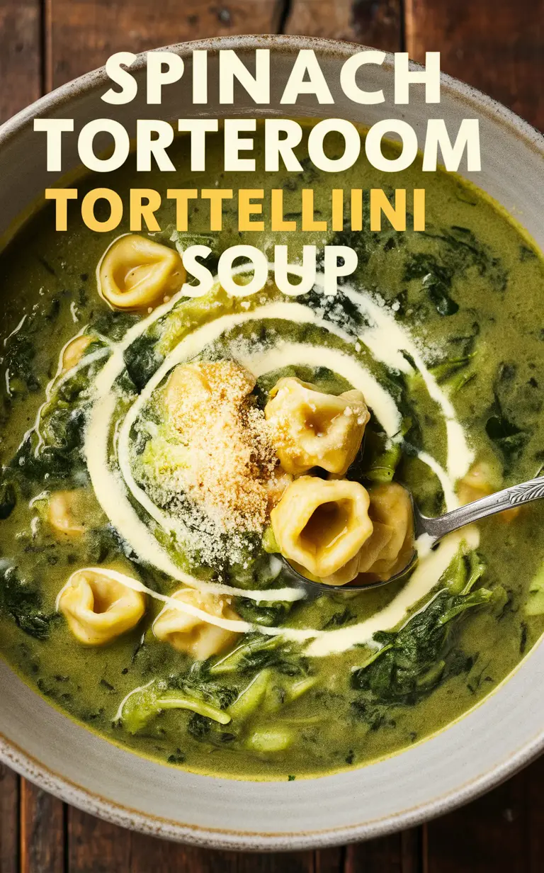 Creamy spinach soup, Spinach tortellini soup, Mushroom tortellini, Creamy mushroom soup, Spinach chili