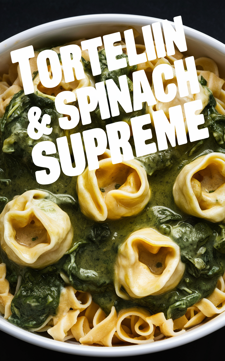 Creamy tortellini recipe, Spinach tortellini, Easy tortellini dish, Tortellini pasta dish, Creamy pasta with spinach