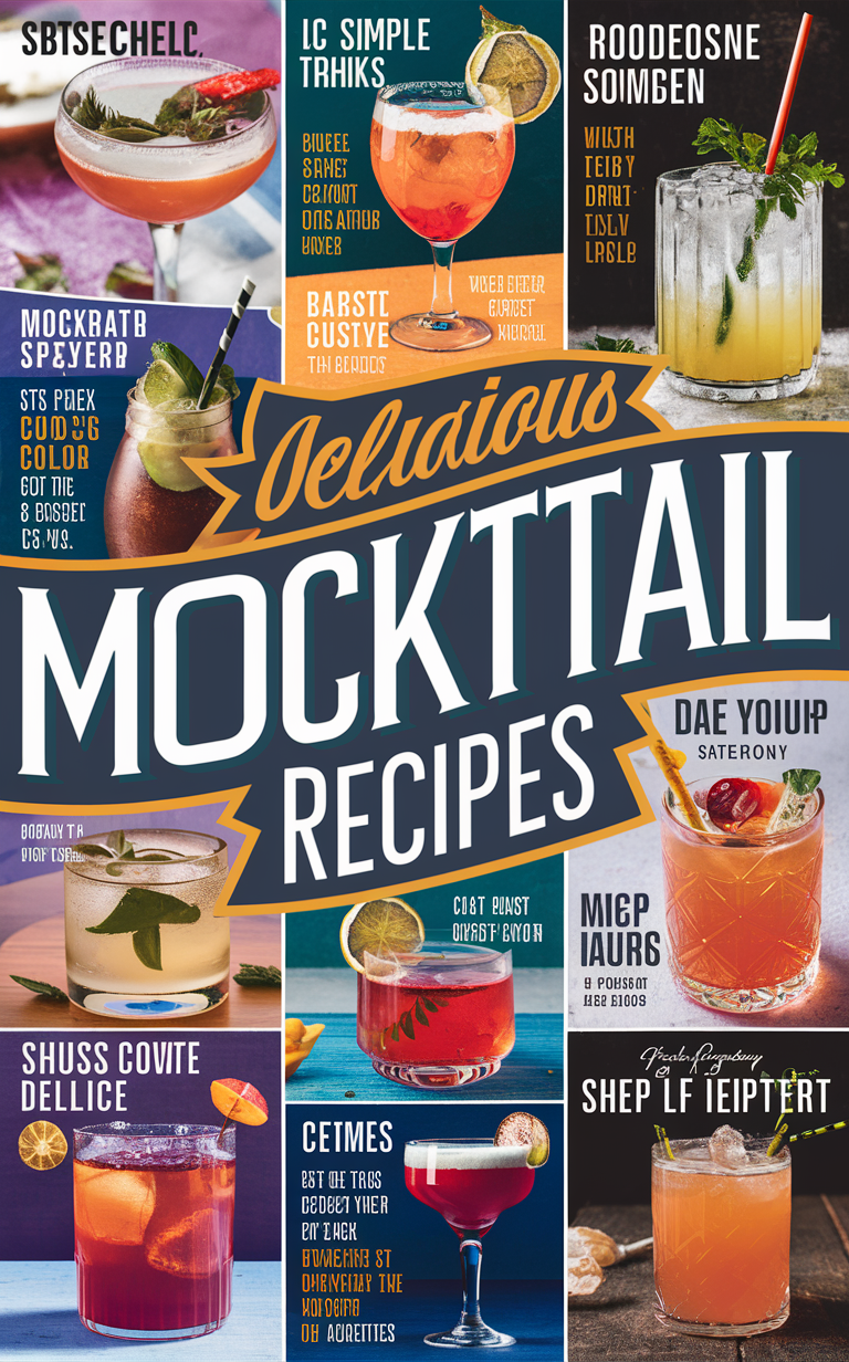 Mocktail recipes,, non-alcoholic beverages, refreshing drinks, summer mocktails, creative cocktail alternatives