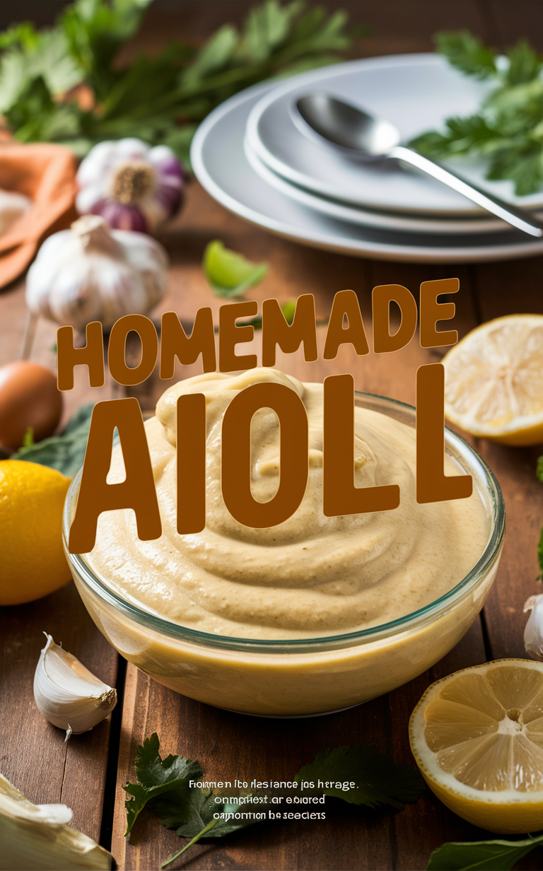 homemade aioli recipe, gourmet aioli, aioli variations, aioli ingredients, homemade aioli dip