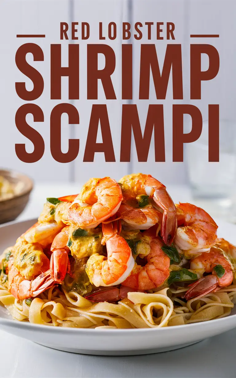 Red Lobster Shrimp Scampi, Shrimp Scampi recipe, Red Lobster recipe, Seafood recipe, Delicious shrimp dish