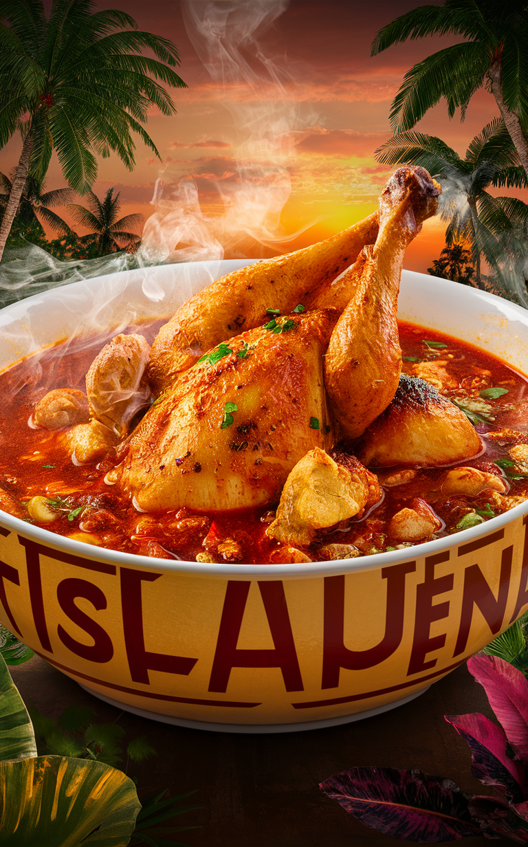 Chicken stew recipes, Island chicken stew, Spicy chicken stew, Caribbean chicken stew, Hawaiian chicken stew