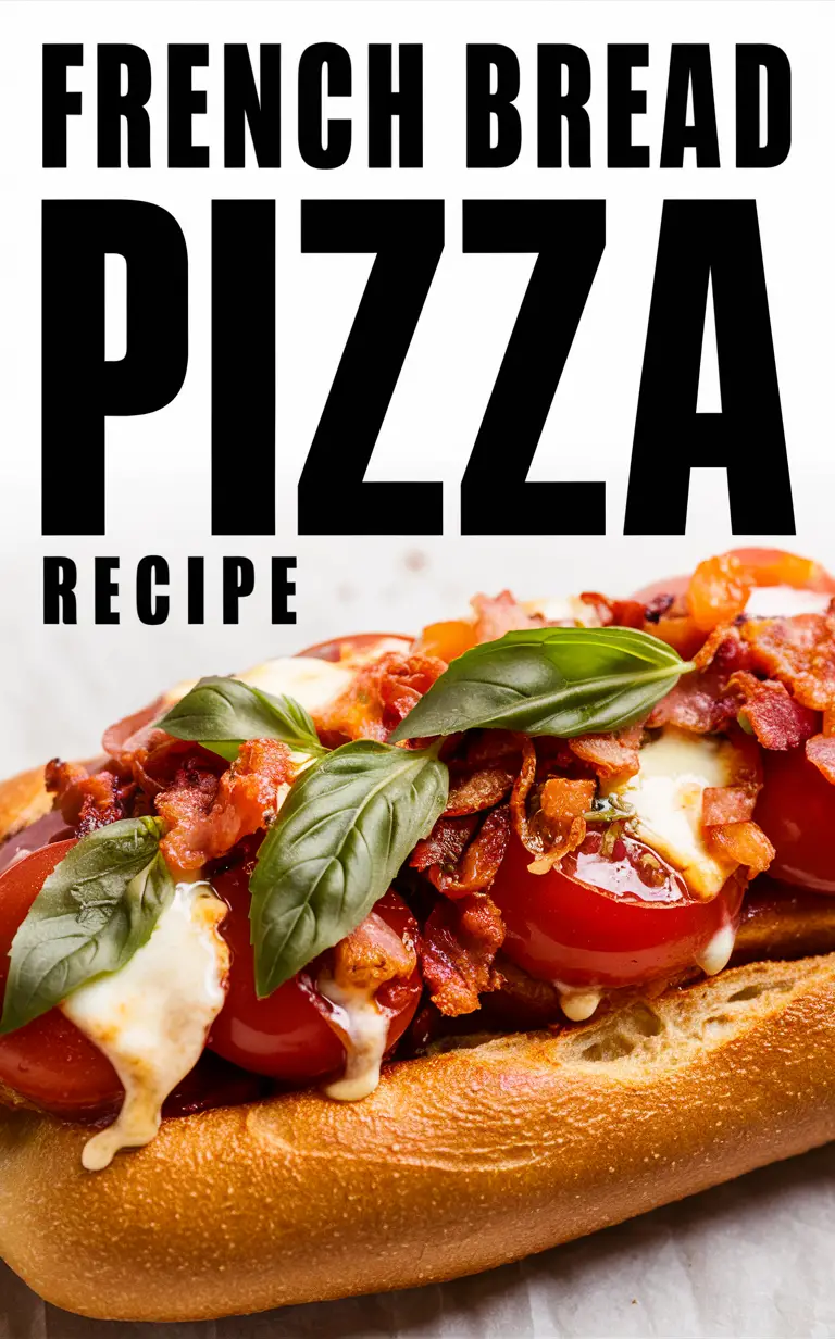 french bread pizza recipe, homemade french bread pizza, easy french bread pizza, delicious french bread pizza, gourmet french bread pizza