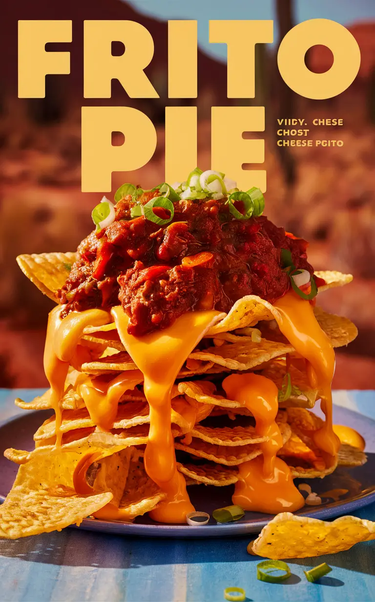 Frito Pie Recipe, Chili Pie Recipe, Easy Frito Pie, Quick Frito Pie, Homemade Frito Pie