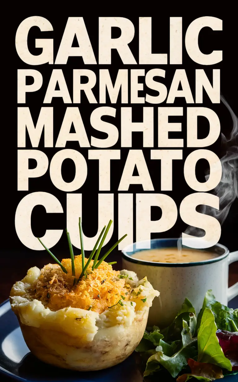 Garlic Parmesan Mashed Potato Cups,
Mashed Potato Cups Recipe,
Parmesan Potato Cups,
Garlic Parmesan Cups,
Potato Cups Recipe