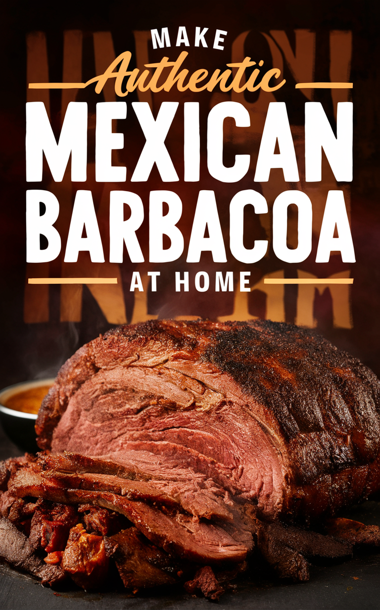 Mexican Barbacoa Recipe, Slow Cooked Beef, Authentic Mexican Cooking, Tender Meat, Mexican Spices