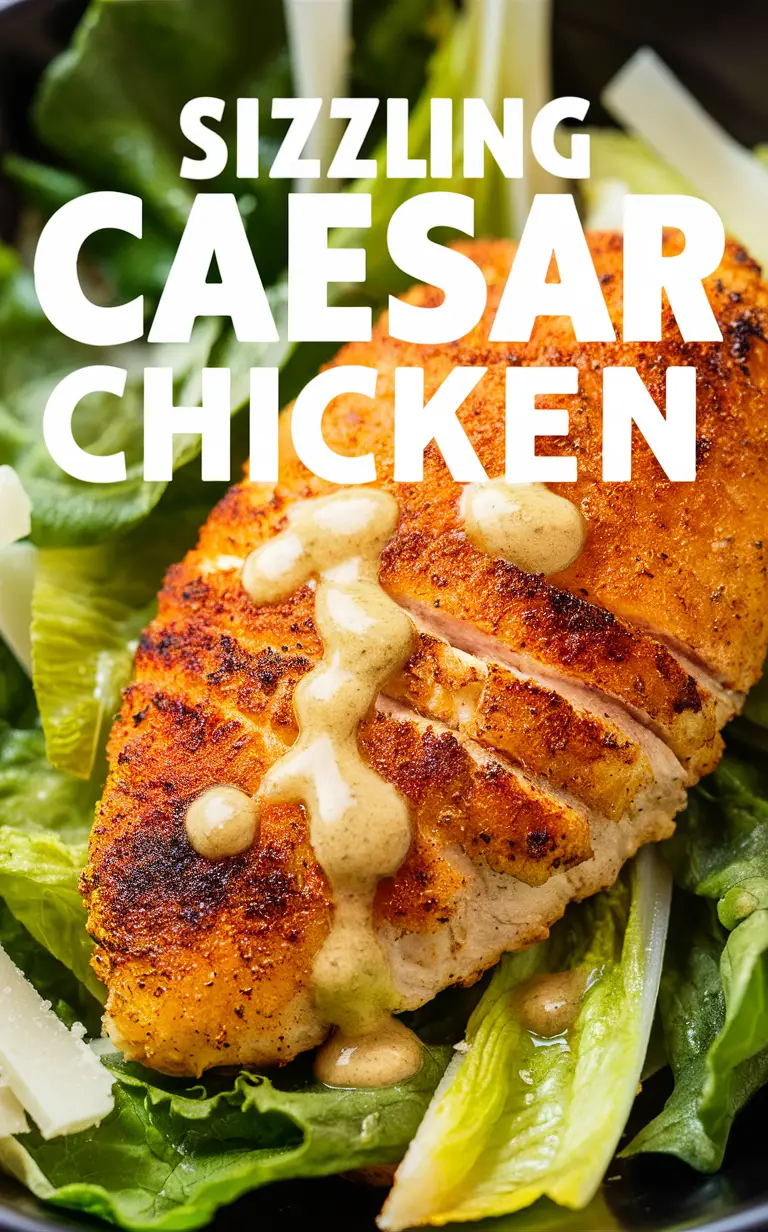 Caesar Chicken Recipe, Best Caesar Chicken, Delicious Caesar Chicken, Easy Caesar Chicken, Homemade Caesar Chicken