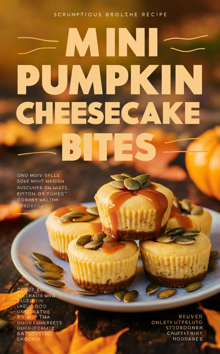 pumpkin desserts, pumpkin recipes, cheesecake bites, Halloween treats, autumn desserts