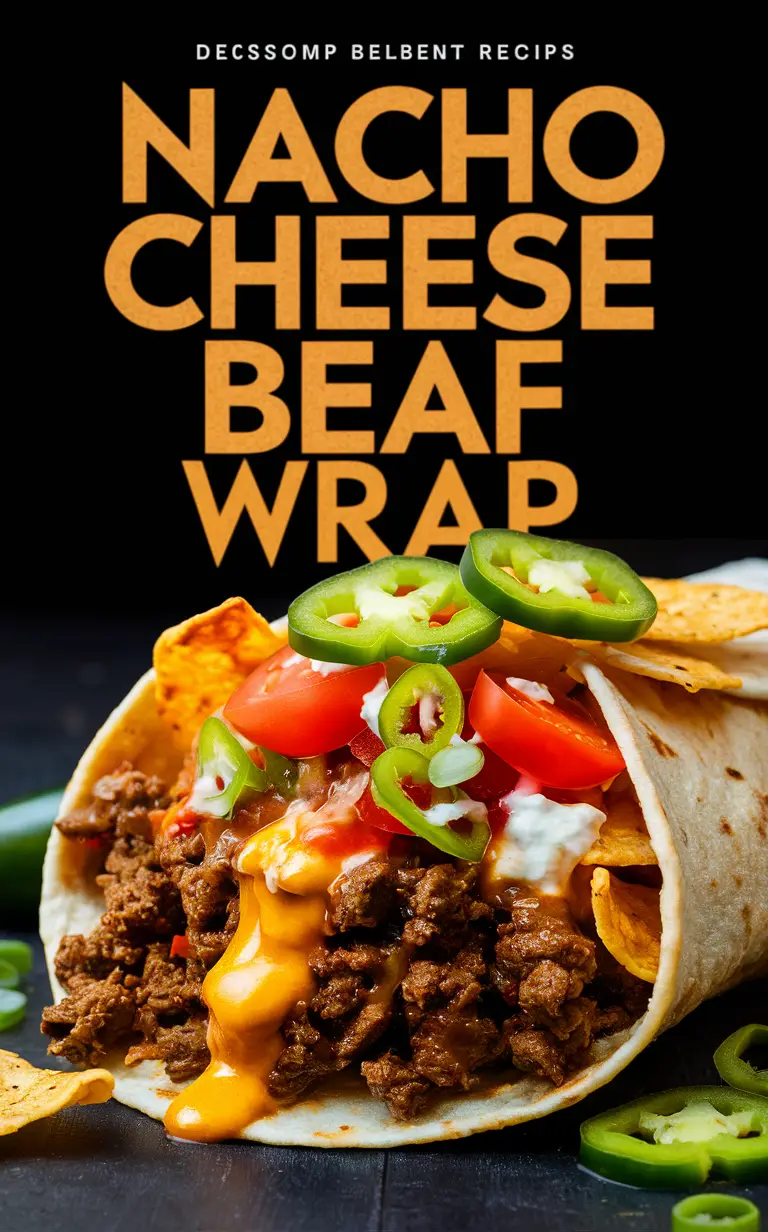 Nacho cheese beef wrap, cheese beef wrap recipe, ground beef wrap, cheesy beef wrap recipe, beef tortilla wrap