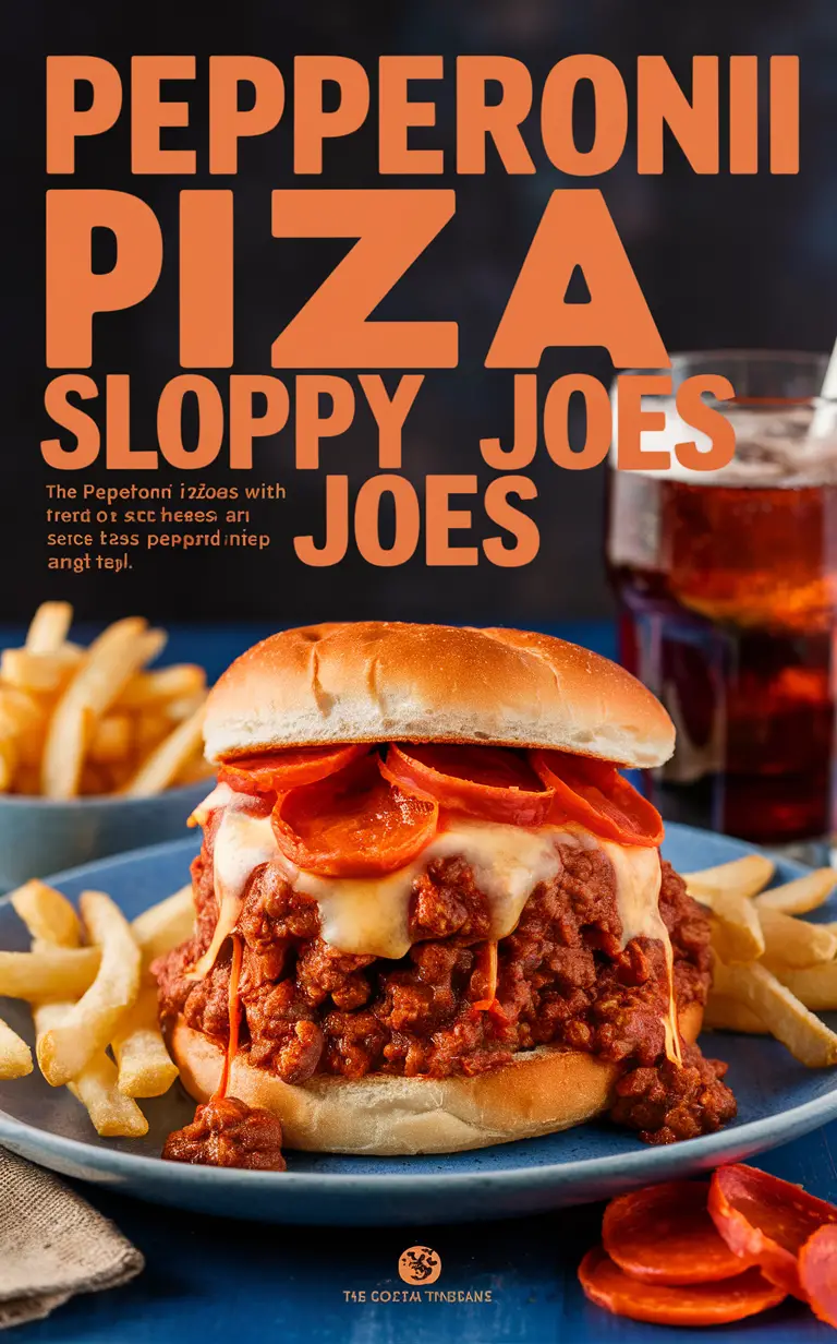 Pepperoni pizza, Sloppy Joes, Recipe, Easy, Delicious