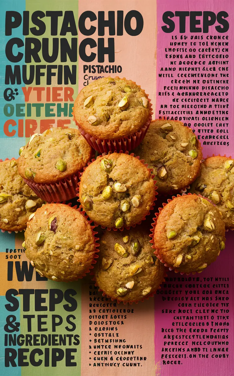 Pistachio muffin recipe, Pistachio muffin, Pistachio recipes, Pistachio desserts, Easy pistachio muffins