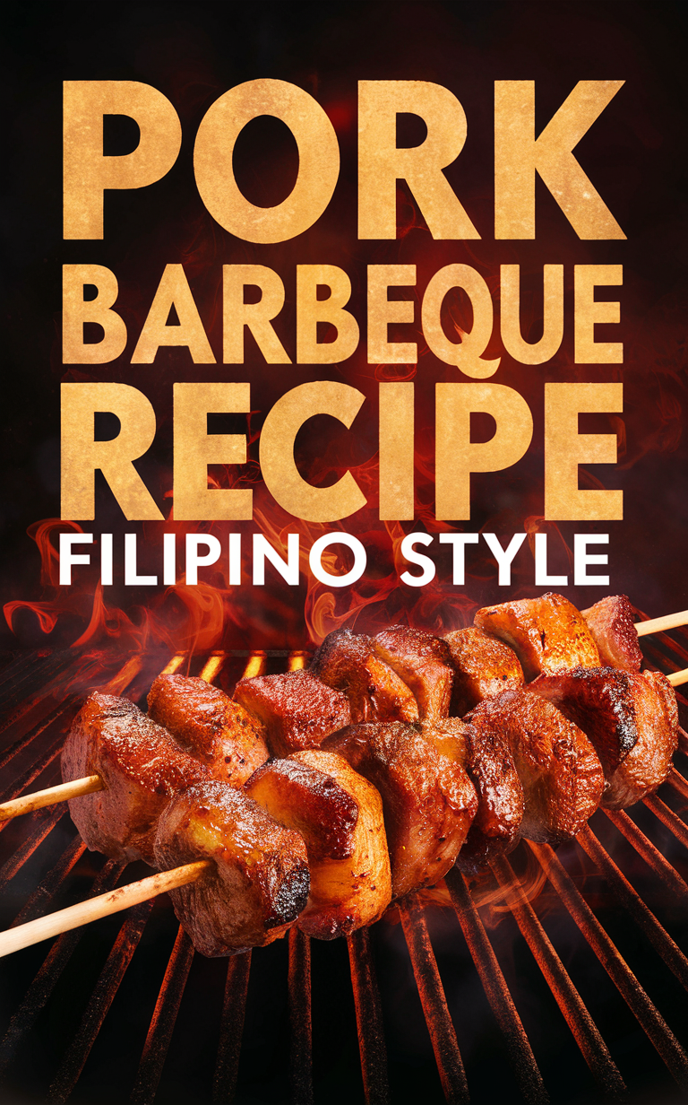 Filipino pork barbecue, Filipino BBQ recipe, Pork skewers, Grilled pork recipe, Tender pork BBQ