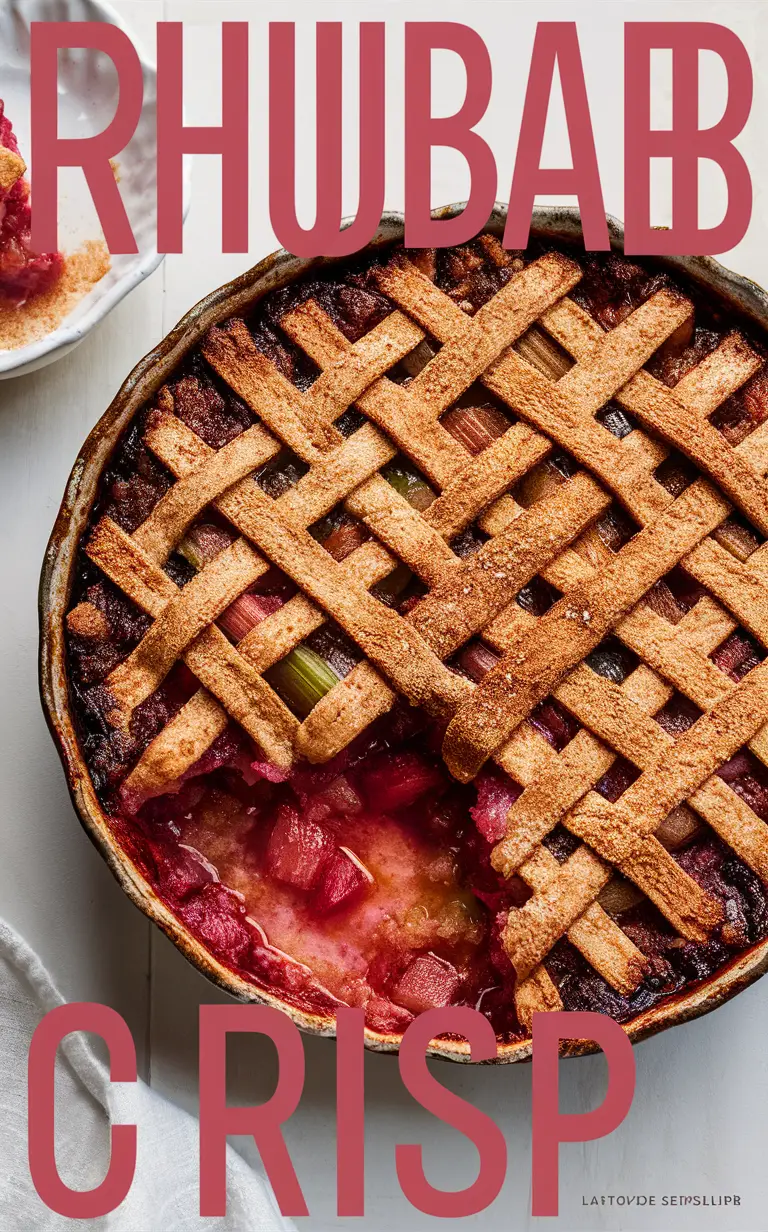 Rhubarb crisp, Rhubarb dessert, Rhubarb crisp topping, Easy rhubarb crisp, Old-fashioned rhubarb crisp