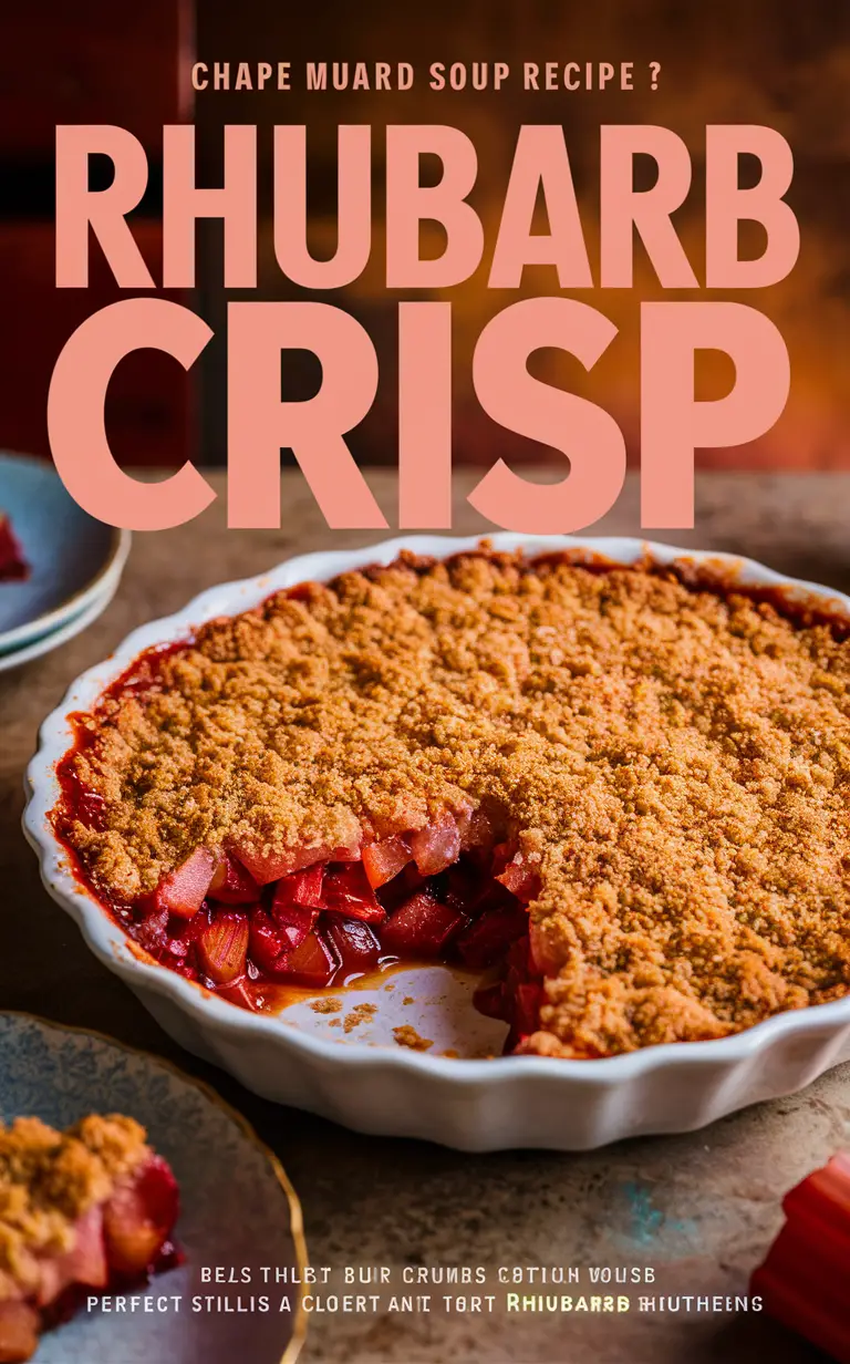 Rhubarb crisp, Rhubarb dessert, Rhubarb crisp topping, Easy rhubarb crisp, Old-fashioned rhubarb crisp