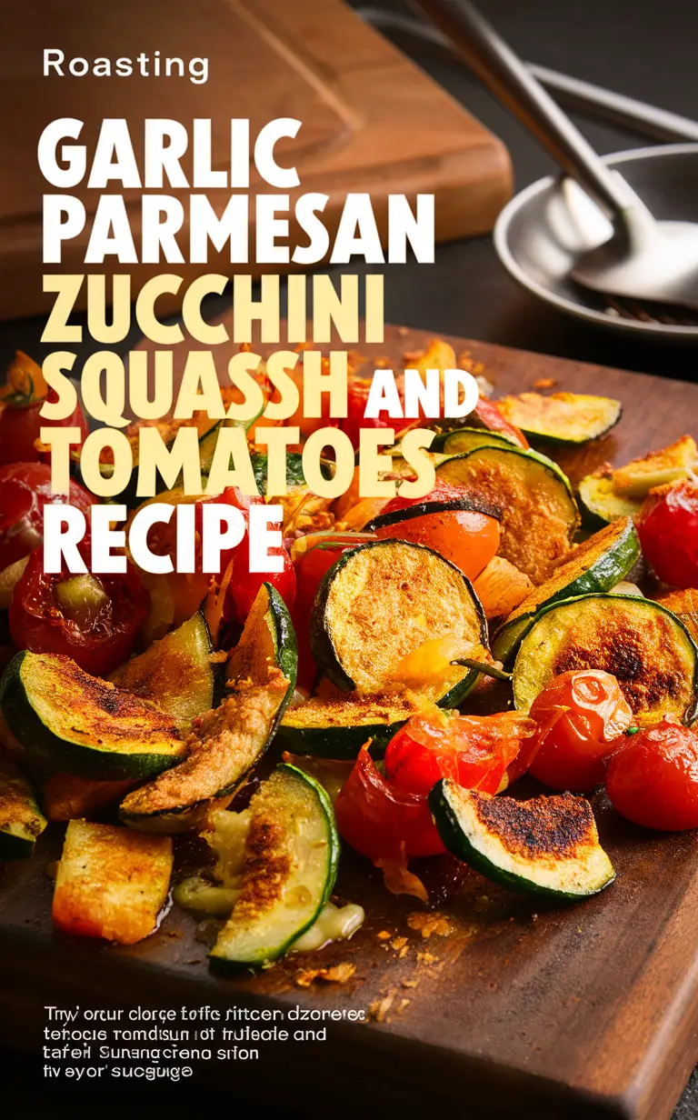 Roasted zucchini, Roasted squash, Garlic Parmesan zucchini, Roasted tomatoes, Garlic Parmesan squash