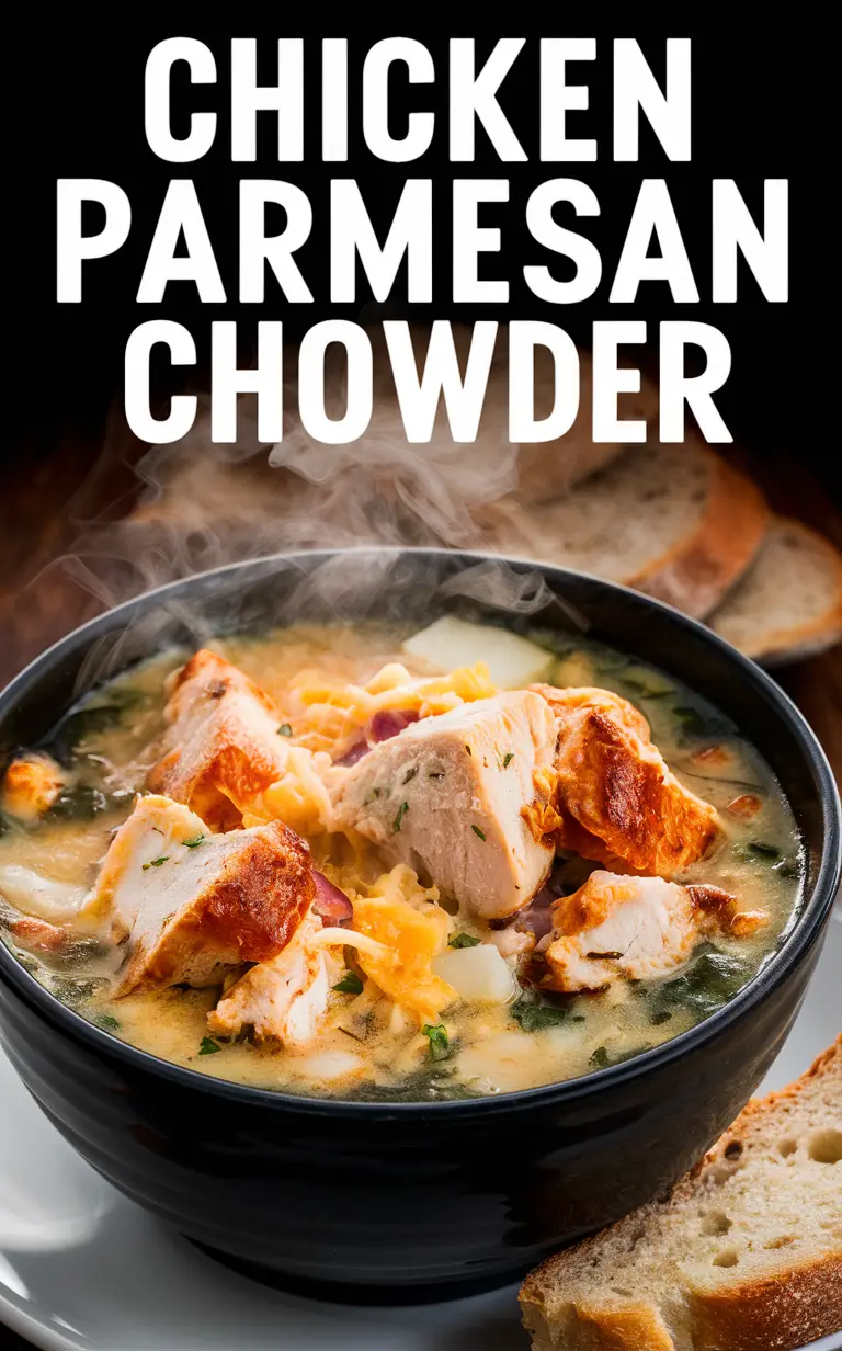 Chicken soup, Chicken chowder, Chicken Parmesan, Parmesan soup, Savory chicken