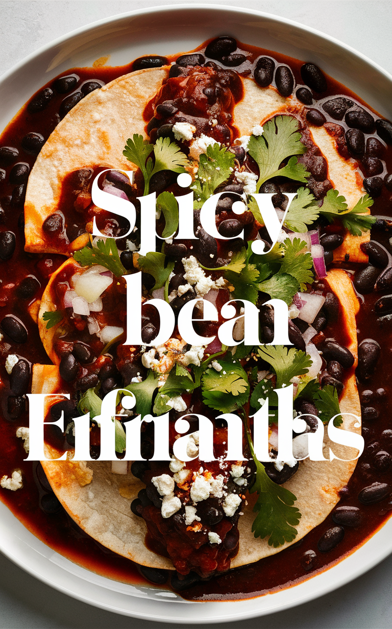 Spicy black bean enfrijoladas recipe, Authentic Mexican enfrijoladas, Enfrijoladas with spicy black bean sauce, Homemade enfrijoladas with black beans, Traditional Mexican black bean enfrijoladas