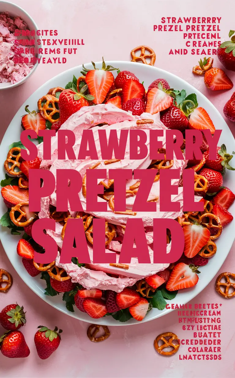 strawberry pretzel salad, easy strawberry pretzel dessert, tasty strawberry pretzel salad, strawberry jello pretzel salad, best strawberry pretzel salad