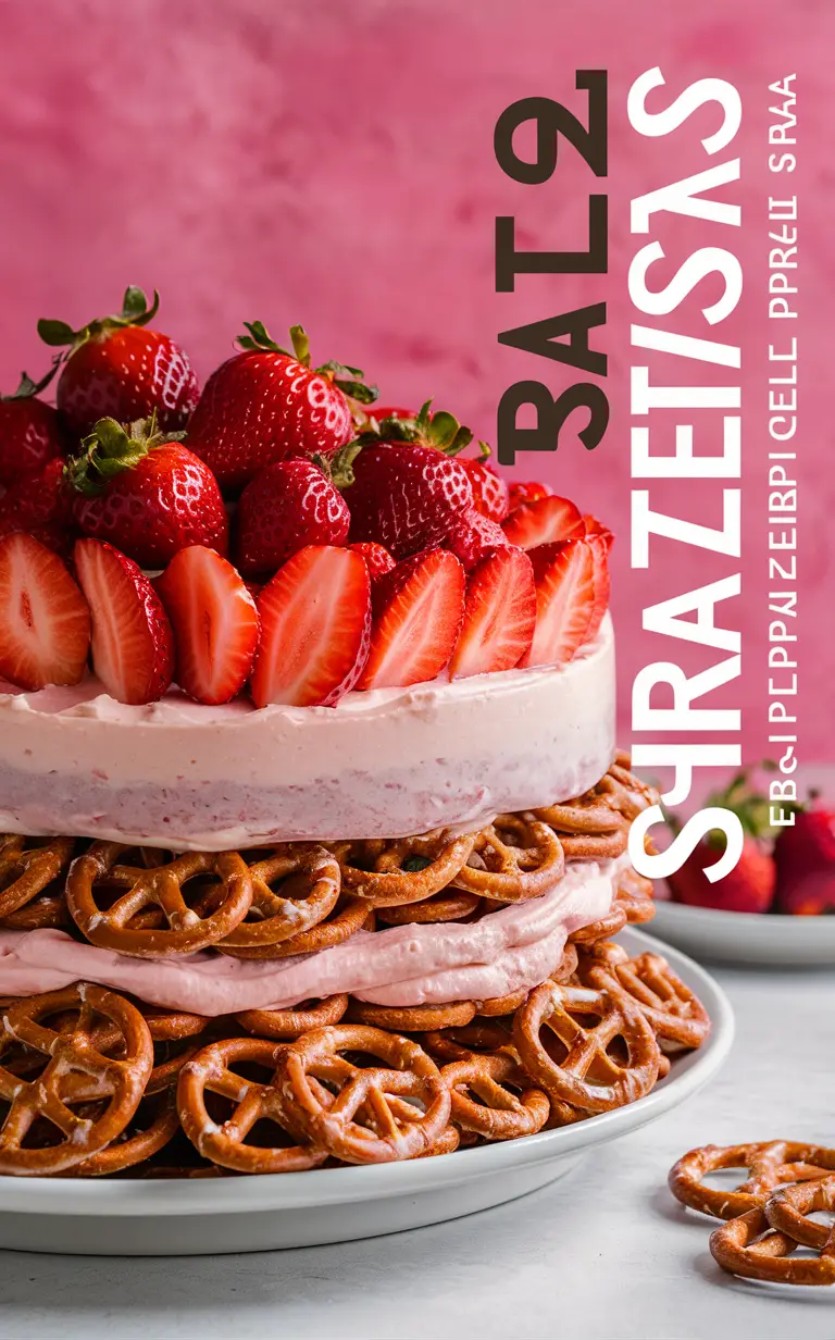 strawberry pretzel salad, easy strawberry pretzel dessert, tasty strawberry pretzel salad, strawberry jello pretzel salad, best strawberry pretzel salad