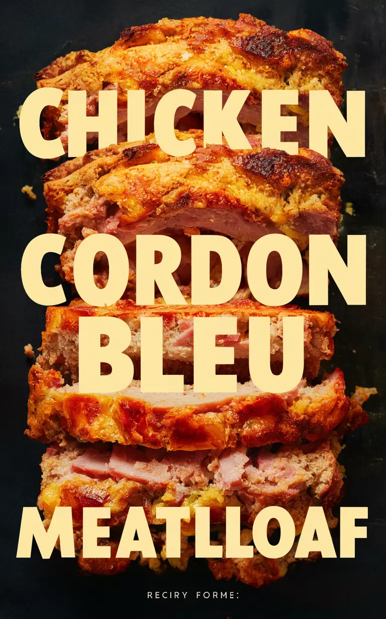 Chicken cordon bleu recipe, Gourmet meatloaf recipe, Delicious chicken meatloaf, Best meatloaf variations, Savory meatloaf ideas