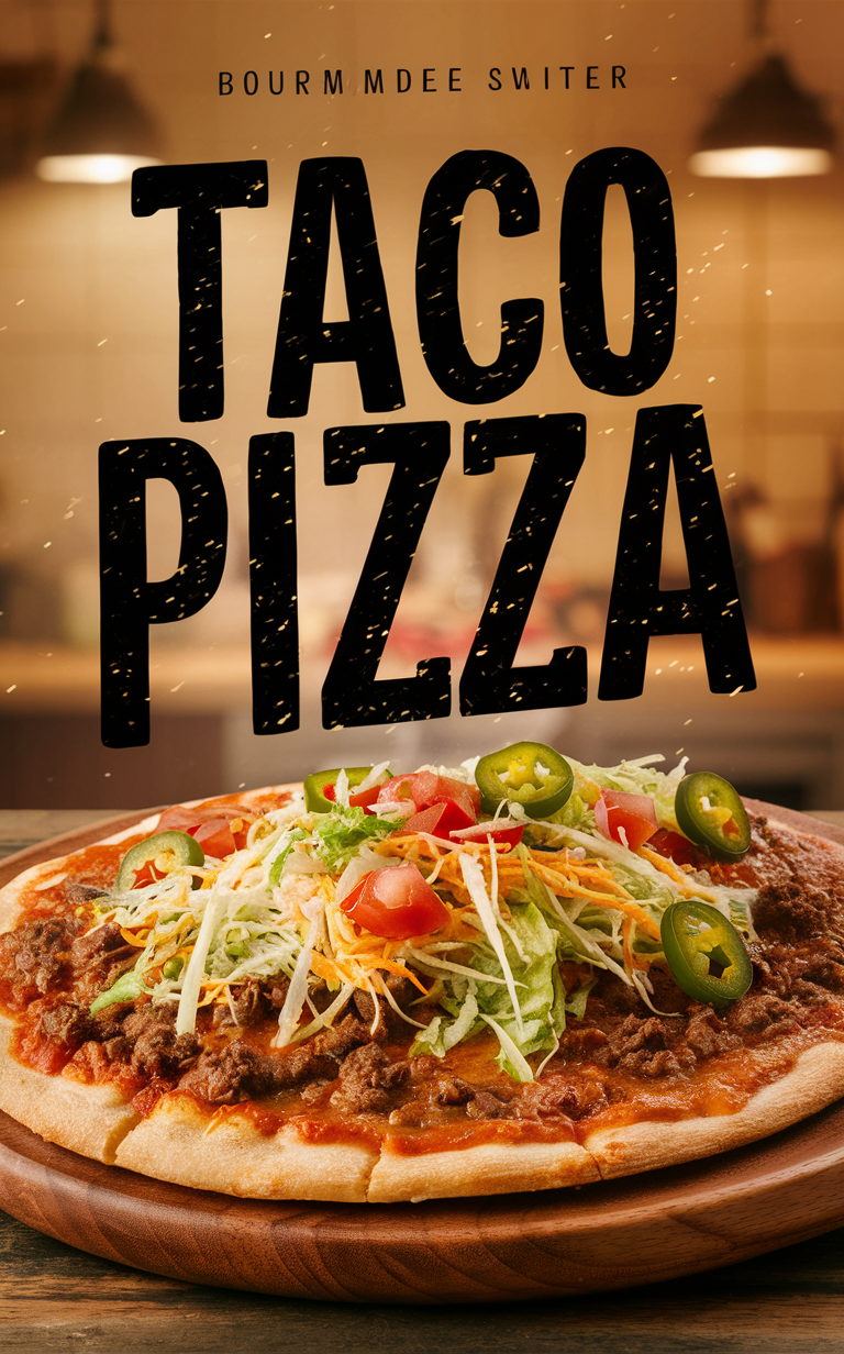 Taco pizza recipe, Quick taco pizza, Best taco pizza, Easy taco pizza, Delicious taco pizza