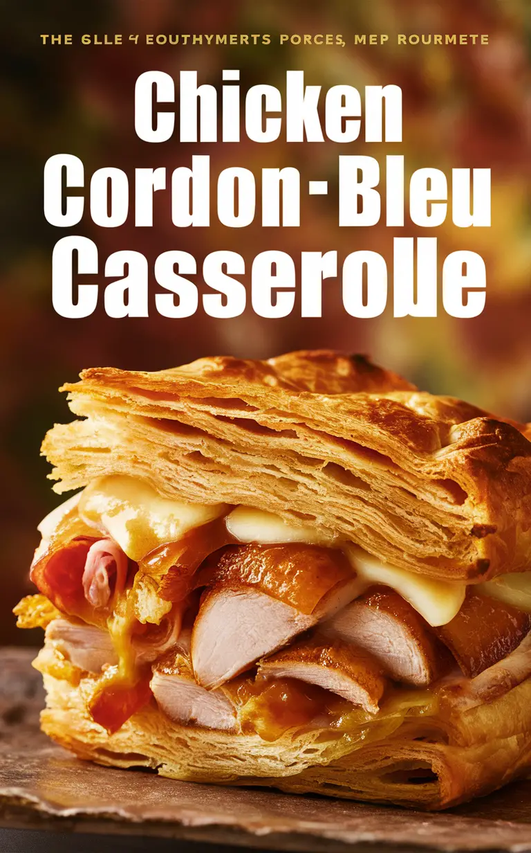 Chicken cordon bleu casserole, easy casserole recipes, delicious chicken recipes, gourmet chicken dishes, French-inspired casserole