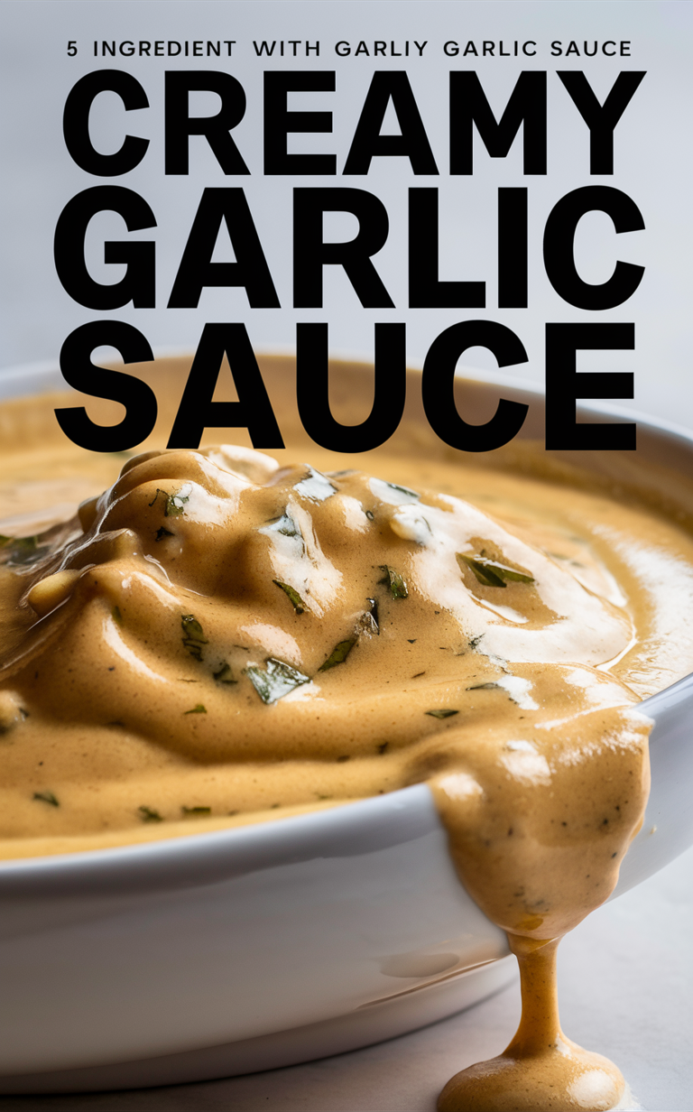 creamy garlic sauce, pasta sauce, homemade sauce, garlic butter sauce, easy sauce recipe