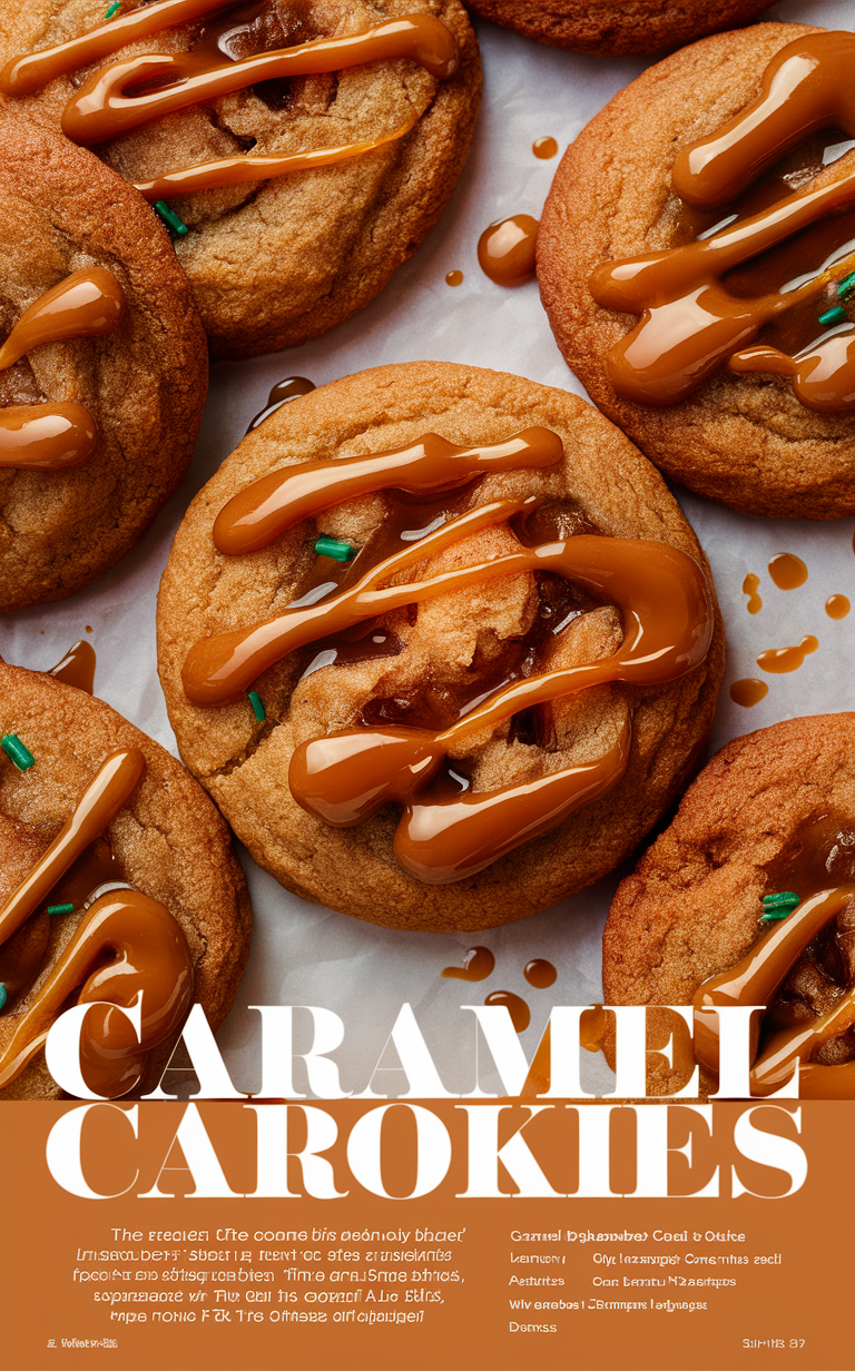 Caramel apple cookie recipe, Caramel apple cookies, Apple cookies recipe, Caramel apple dessert, Homemade caramel apple cookies