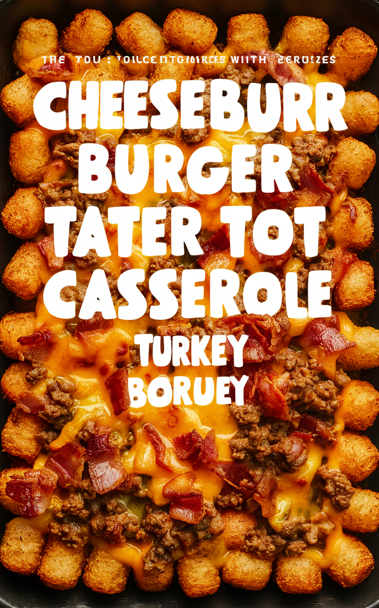 Cheeseburger casserole recipe, Tater tot casserole, Turkey bacon casserole, Ground beef casserole, Casserole dish