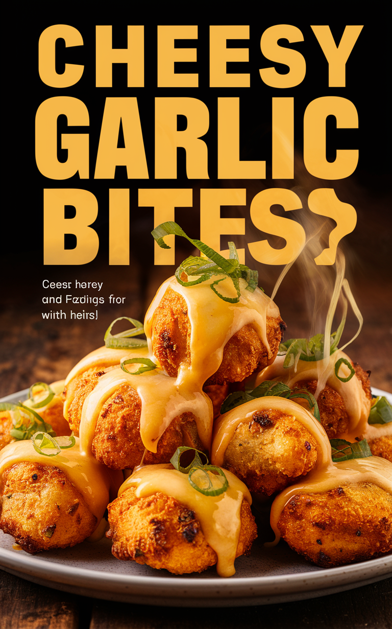 Cheesy garlic chicken recipe, Crunchy garlic chicken, Quick garlic chicken bites, Cheesy garlic chicken appetizer, Garlic parmesan chicken bites