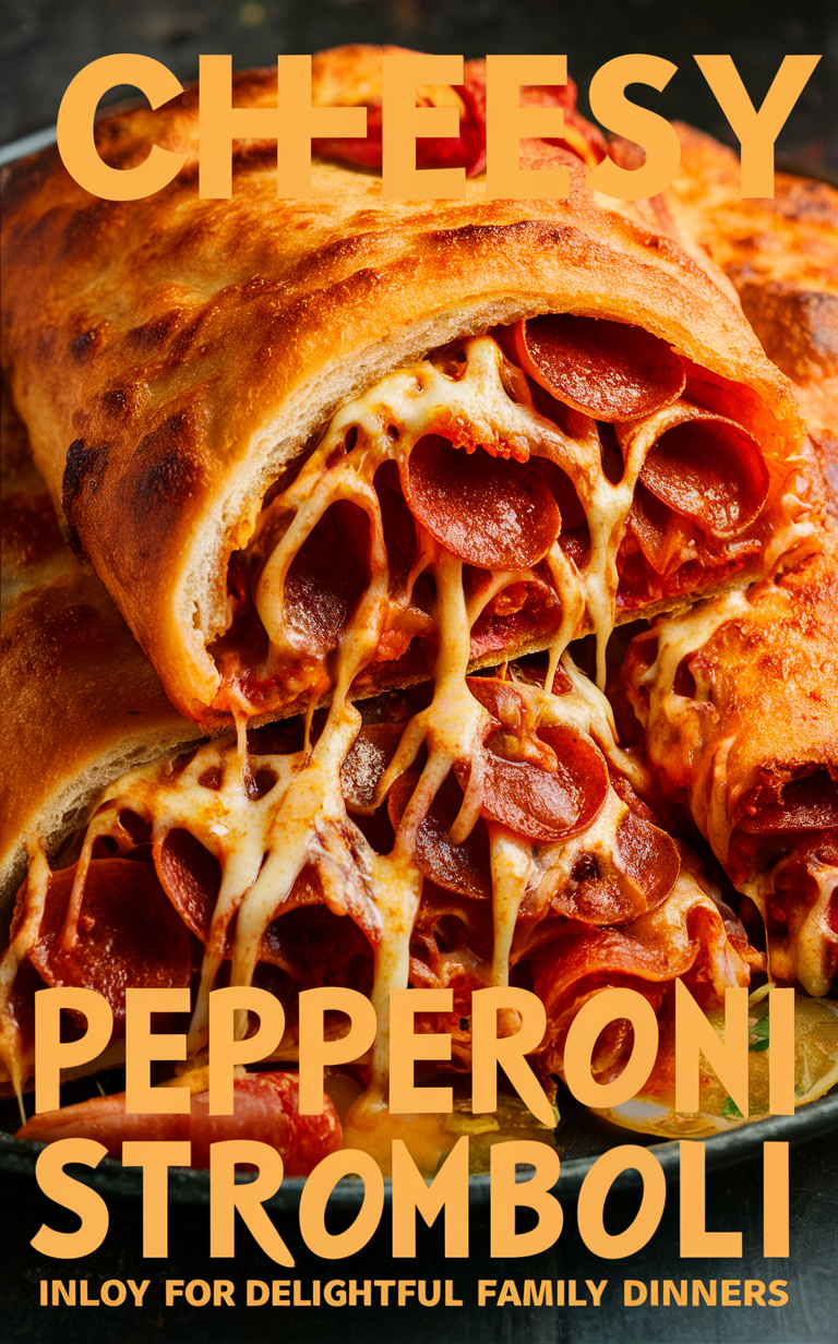 Pepperoni Stromboli, Homemade Stromboli, Gourmet Stromboli, Easy Stromboli Recipe, Classic Stromboli