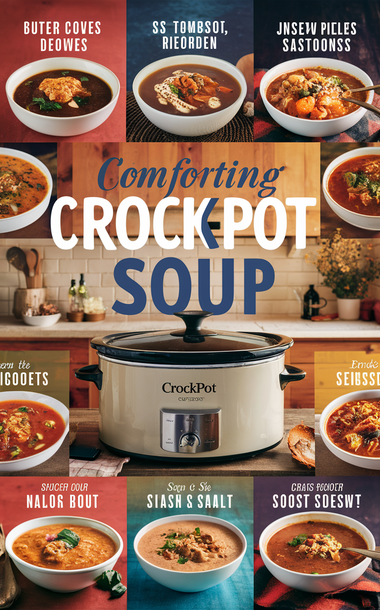 crockpot soup recipes, easy slow cooker soups, comforting stews, hearty crockpot meals, warm winter dishes