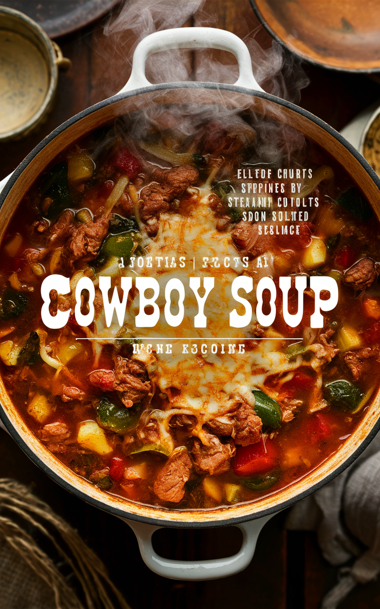 Cowboy soup recipe, hearty soup recipe, cowboy stew recipe, chili recipe, southwestern soup recipe