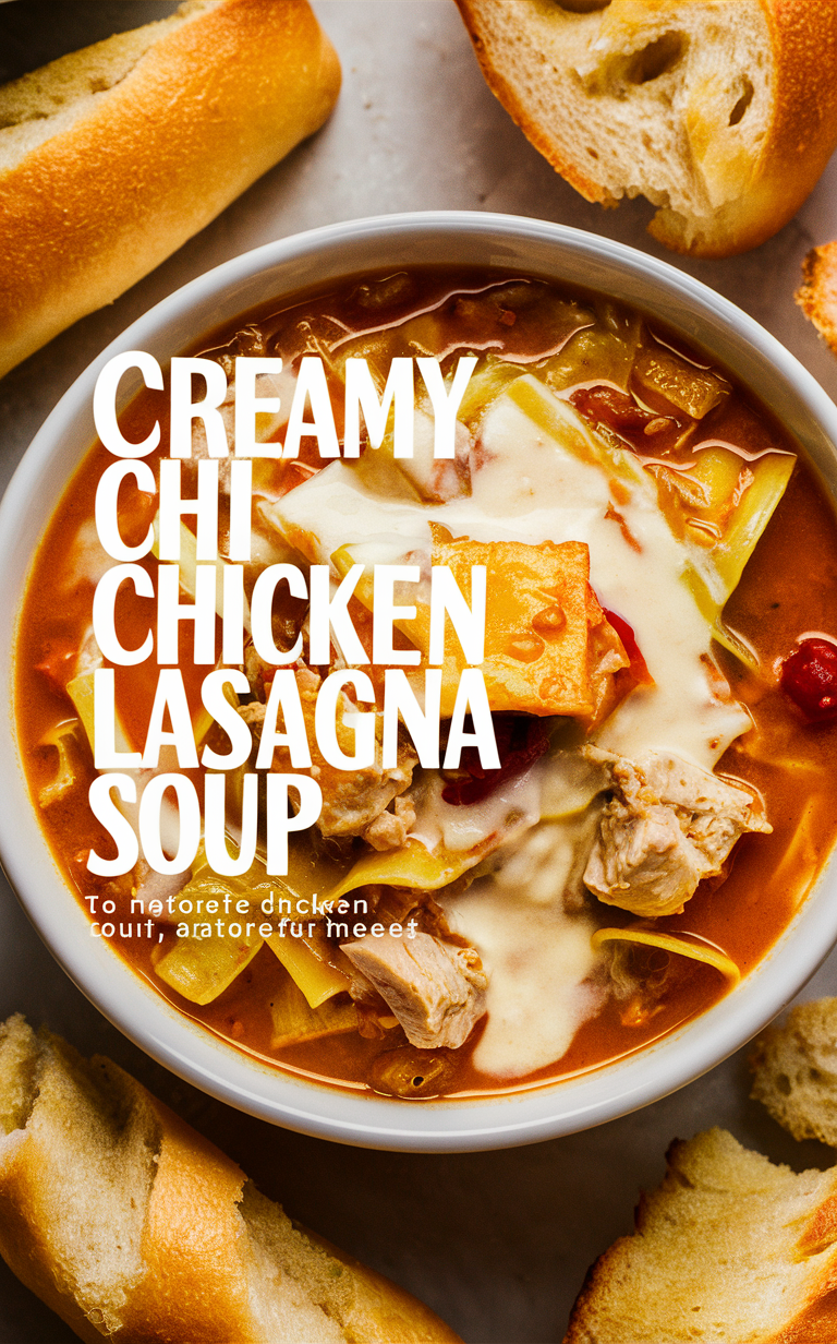 Creamy chicken soup, Creamy lasagna soup, Chicken lasagna recipe, Chicken soup recipe, Creamy chicken lasagna