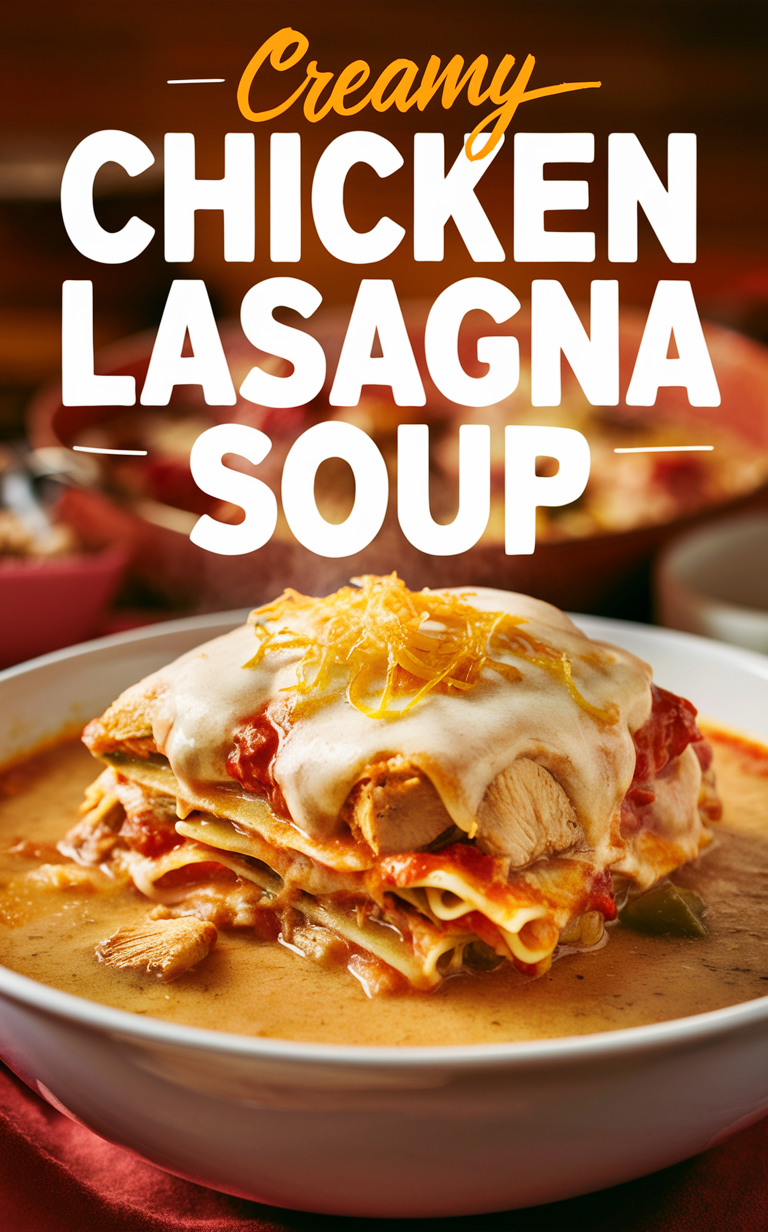 Creamy chicken soup, Creamy lasagna soup, Chicken lasagna recipe, Chicken soup recipe, Creamy chicken lasagna