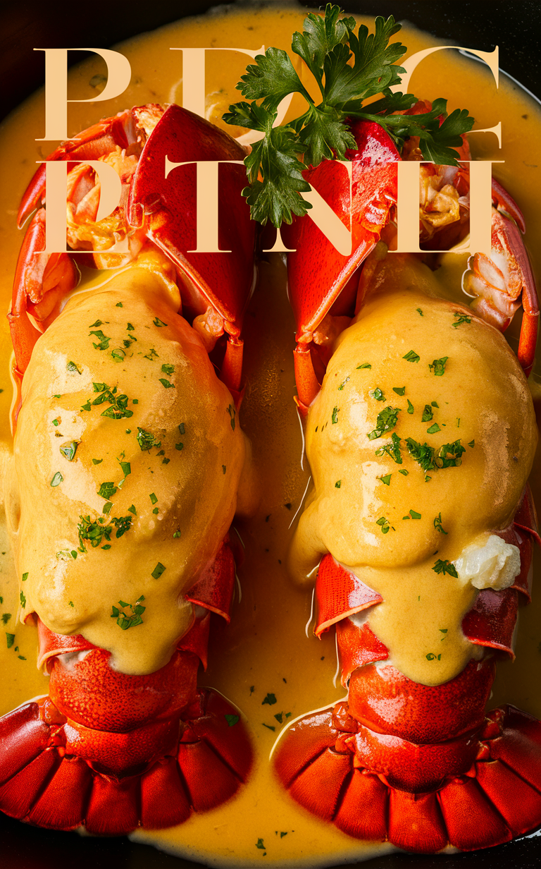 Creamy lobster tails, Garlic butter lobster, Lobster tail recipes, Gourmet lobster dishes, Lobster tail dinner