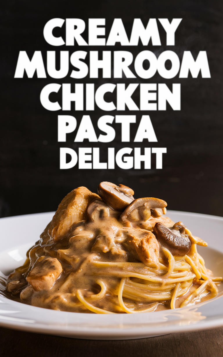 Creamy mushroom pasta, Chicken mushroom pasta, Pasta with creamy mushroom sauce, Mushroom chicken pasta recipe, Creamy mushroom pasta sauce