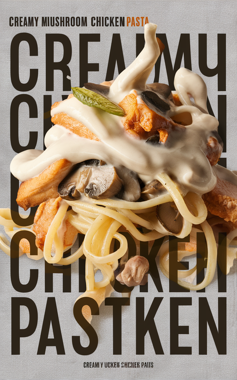 Creamy chicken pasta, Mushroom pasta, Creamy mushroom, Chicken pasta recipe, Mushroom chicken recipe