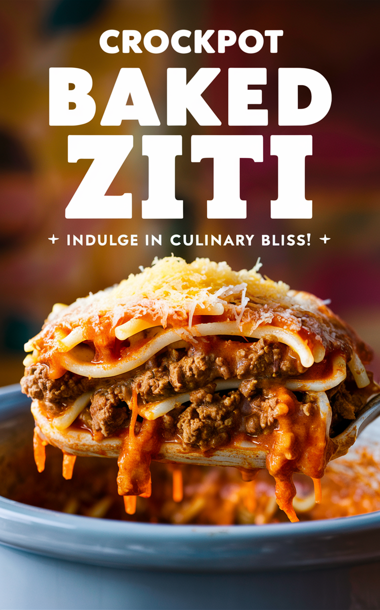 Crockpot Baked Ziti, Slow Cooker Pasta Recipes, Easy Crockpot Dinners, Cheesy Baked Ziti, Delicious Casserole Recipes