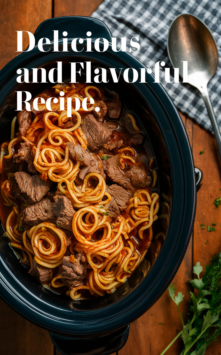 Crockpot beef and noodles, slow cooker beef and noodle recipe, easy crockpot beef noodles, delicious beef and noodles, tasty slow cooker beef noodles