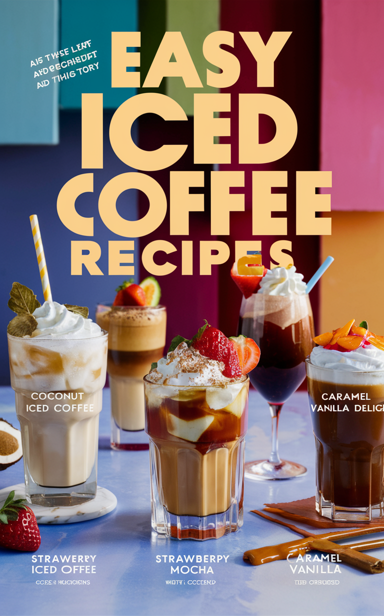 iced coffee recipe, homemade iced coffee, cold brew coffee recipe, iced coffee with milk, refreshing coffee drink