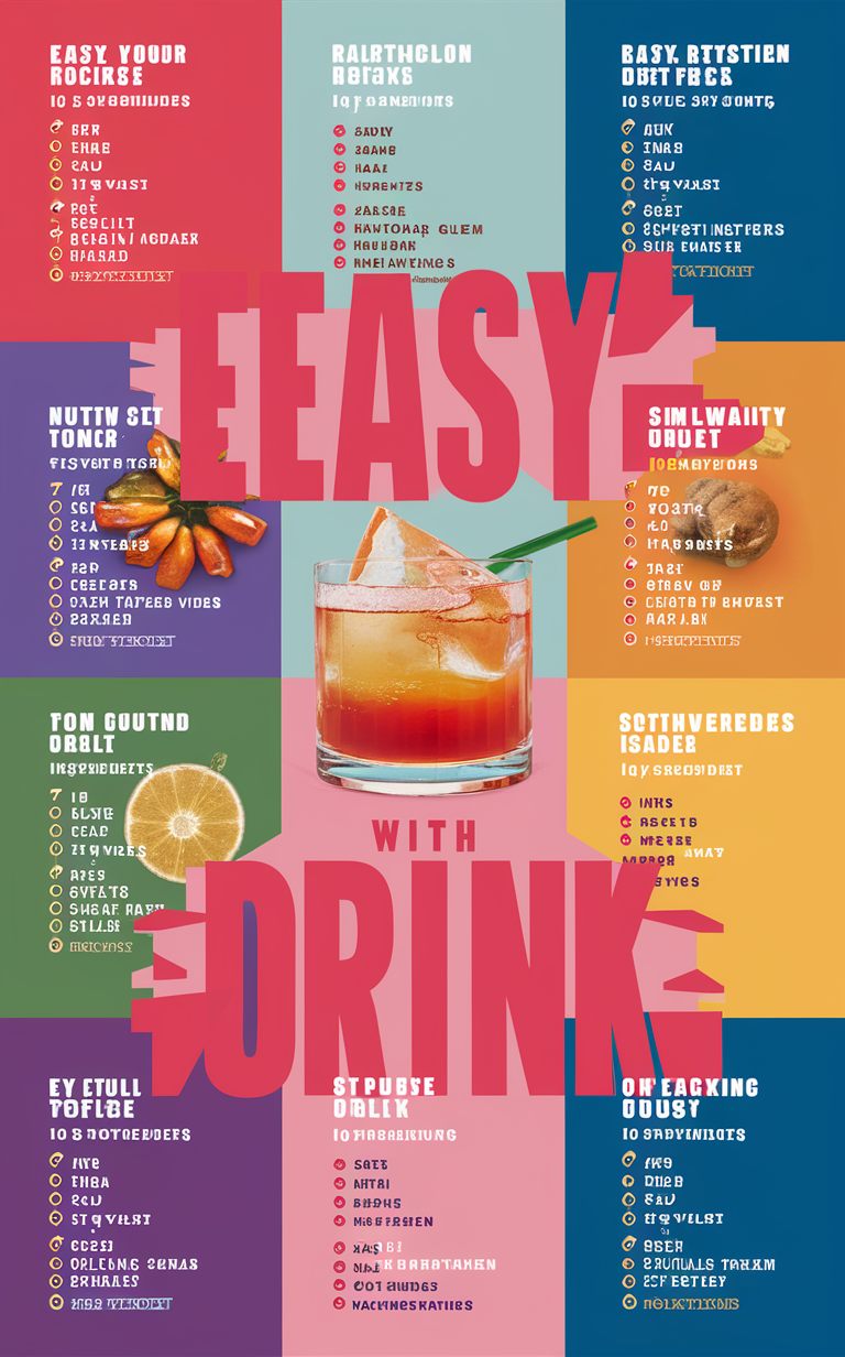 Mixed Drink Recipes, Easy Cocktails, Palate-Pleasing Drinks, Delicious Mixology, Refreshing Beverages