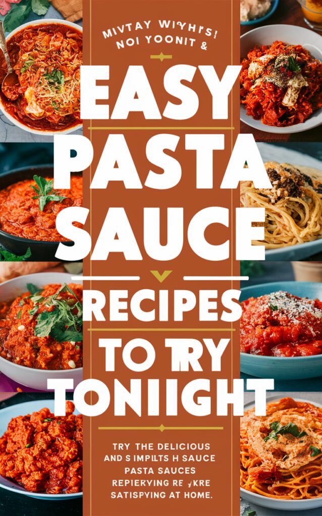 Easy Pasta Sauce Recipes You Need To Try Tonight! | Nutrify Recipe App