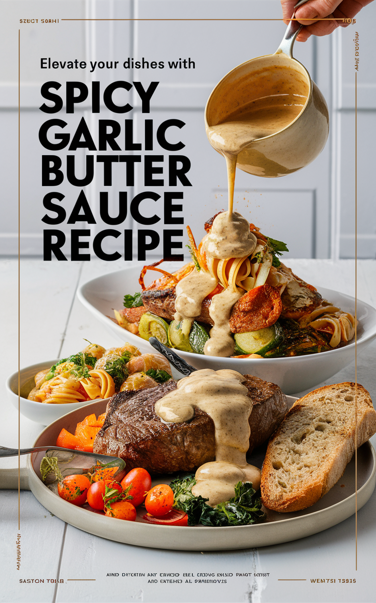 Spicy Butter Sauce, Garlic Butter Recipe, Butter Sauce Recipe, Garlic Butter Sauce, Spicy Garlic Sauce