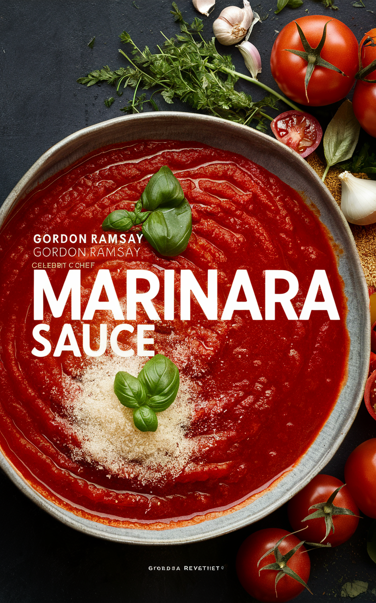 Gordon Ramsay pasta sauce recipe, homemade marinara sauce, best marinara sauce recipe, authentic marinara sauce, classic marinara sauce recipe